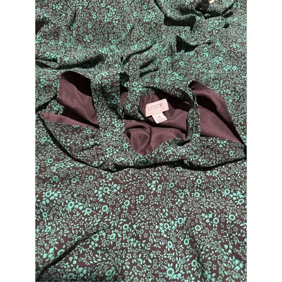 J.Crew Tiered floral maxi tie neck 16 - Picture 4 of 6